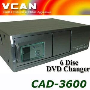 car 6Disc CD/DVD/Video Changer player ip bus//CAD-3600-10