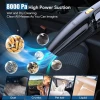 Car Vacuum Cleaner 120W High Power 12V DC Portable Handheld Corded Auto Vaccum Cleaner Car Accessory for Quick Cleaning