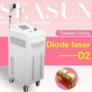 CE / FDA approved 808 diode laser hair removal machine / salon equipment