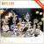 Import Ceramic Tea Set With Cup And Saucers In Sea Snail Pattern Blue Colo / Bone China Tea Set With Teapot Porcelain 15 pcs Tea Set from China
