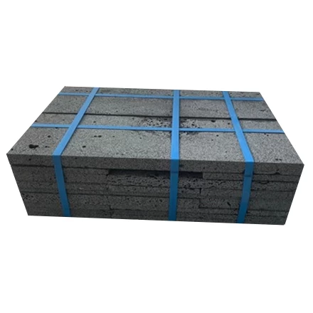 Certificated Basalt Stone Set Lava Stone Module 3D01 Honed Surface Finishing Grey Color