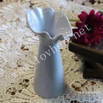 CH394 Embossed flower arrangement cute small porcelain ceramic vases for decoration home