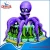 Import Changda Rides !!! Amusement Park Rotating Kids Outdoor Octopus Rides For Sale from China