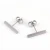 Import Cheap Body Piercing Jewelry Dainty Mini Bar Stud Earrings Hypoallergenic Women Titanium Cartilage Earrings from China
