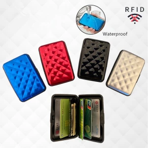 Cheap Hot Sale Top Quality Luxury Wallet Rfid Credit Card Holder For Travel