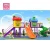 Import Cheap kids outdoor playground children plastic playhouses from China