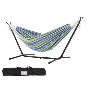 Cheap portable double hammock with stand