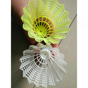 Cheap price badminton plastic shuttlecock in stock