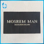 China factory supply cheap end fold garments main woven apparel labels
