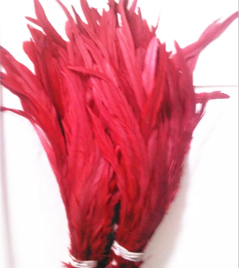 China factory wholesale 12-14 inch Long Rooster Feathers for sale