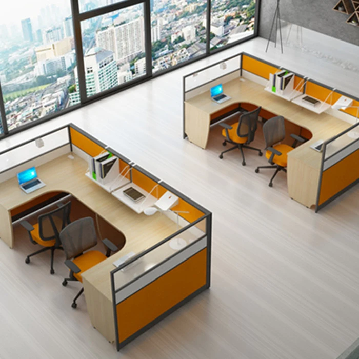 China Manufacturer Modern Modular Office Furniture Workstation 2, 4, 6 Seater Office Workstation Desk For 2, 4, 6 Person People