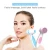 Import China silicone Facial Cleansing Brush Beauty Device with Electric massager skin facial cleanser deep cleansing from China