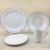 Import China supplier new premium custom design White Glazed Porcelain Dinnerware Set from China
