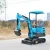 Import Chinese earth-moving machinery ESCAVATORE super mini garden excavator digger machine excavadora en venta from China
