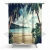 Import Chinesr Supplier Cheap Price 3D Printing Beach Scenery Pattern Hotel Bathroom Decoration Washable Shower Curtain from China