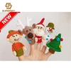 Christmas crochet finger puppet doll finger puppet animal finger puppet