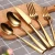 Import Christmas cutlery for restaurants heavy silverware dessert spoon flatware set from China