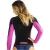 Import Classic Long Sleeve Rash Guard, Womens Black And Pink from Pakistan