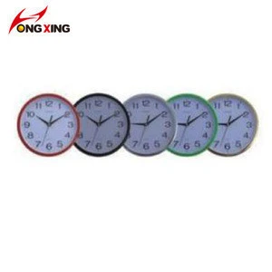 Clock mechanism round shape plastic decorative wall clocks for outdoor