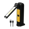 COB LED Work Light USB Rechargeable Pocket Lamp 360 Rotate 5 Lighting Modes Magnetic Base Hook Resistant Inspection
