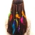 Import colorful hair accessory feather headband tassel hemp rope bohemian hippie hair hoop lady girl festival headdress from China