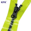 Colorful luggages and garments accessories Waterproof clothing zipper