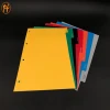 Colorful rigid A4 size PVC Sheet 0.5mm white green yellow pink PVC sheet with factory price for office supplies