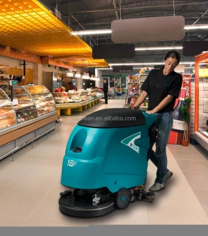 Commercial and industrial floor cleaning machines