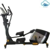 Commercial elliptical machine cross trainer with LED screen for gym use