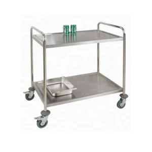Commerical Hotel Kitchen Mobile Stainless Steel Salon Trolley