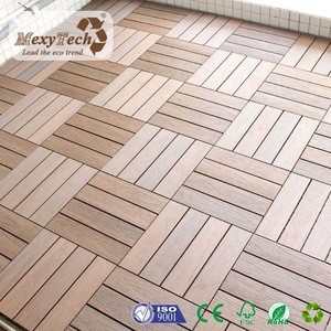 composite deck tile/rubber deck tile/non-slip wood composite decking tiles