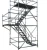 Import Construction Used Galvanized Ladder Scaffold from China