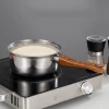 Cookware Sets Kitchen Cast Iron Sauce Pan Set Pots Hotpot Casseroles 12Pcs Happy Baron Die Casting Non Stick