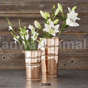Copper Flower Vase for Gardens