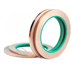 Copper Tape 0.1mm* 25 mm *50m with conductive adhesive  For Glueing copper foil gaps of  MRI Shielding room