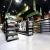Import Cosmetic display black gondola shelving stand store supermarket supplies and iron shelf for Supermarket from China