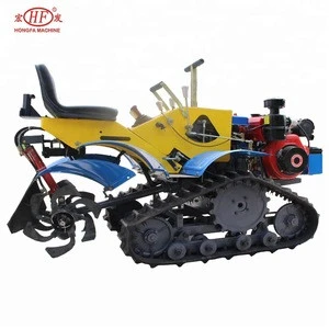 Crawler Ploughing and Weeding Machine Farming Cultivator Machine Agricultural Farm Machinery