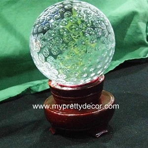 Crystal Ball Globes Crafts Golf Ball