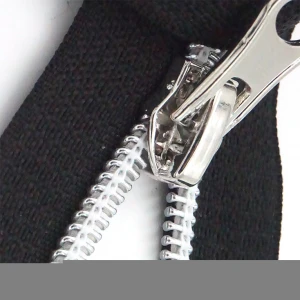 Custom 10-100 cm special plastic nylon zipper open end