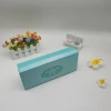 Custom 350g art paper flat folding gift box packaging for bath bombs