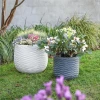 Custom design cheap outdoor flower pots planters wholesale garden decor ceramic plant pot