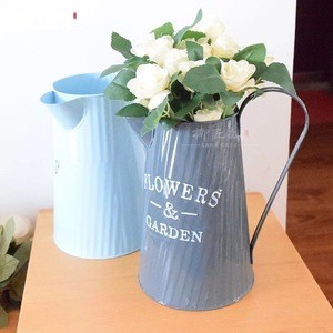Custom Design Decorative Metal Watering Can For Table