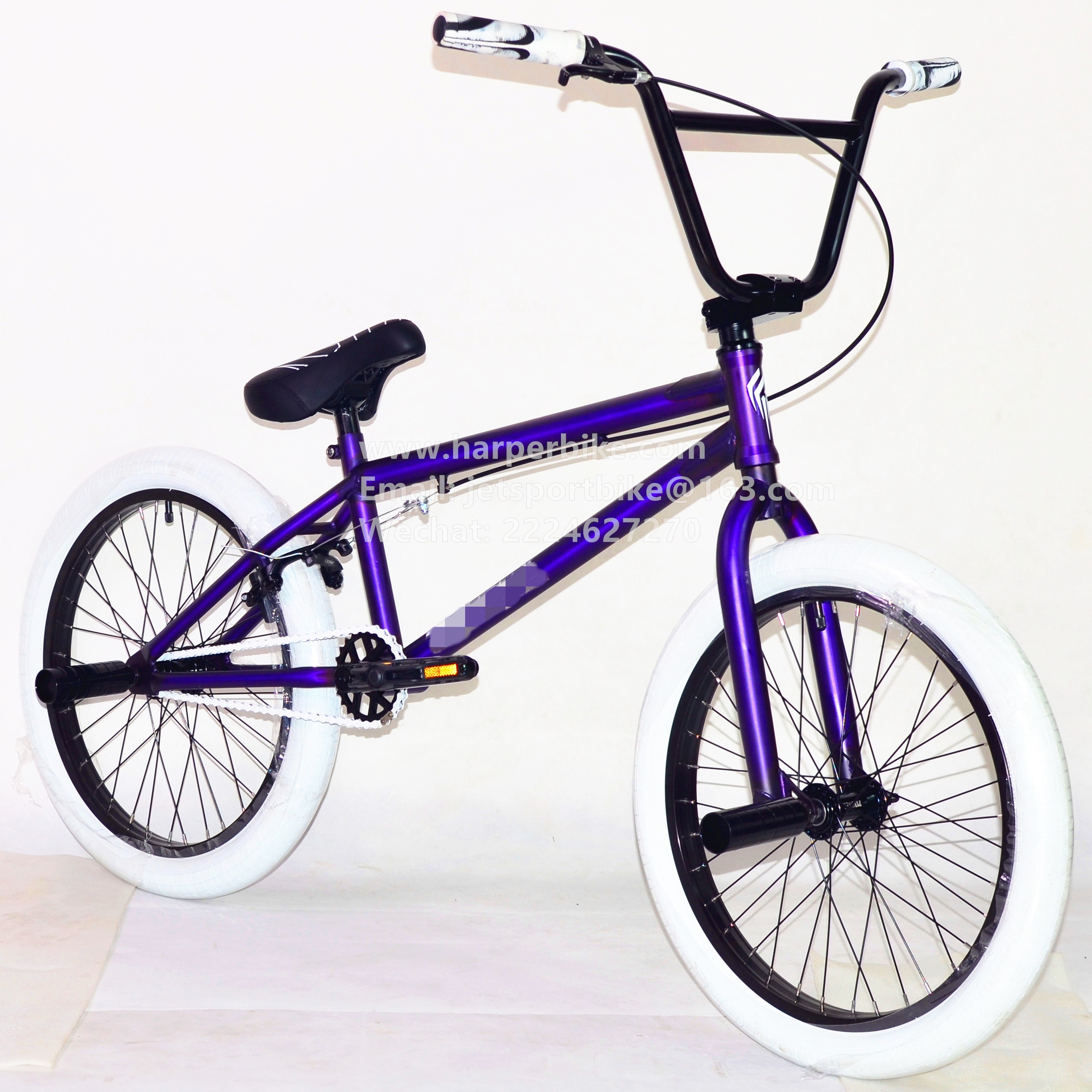Custom design matt translucent color bicicleta bmx 20 inch