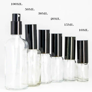 Custom 50ml 100ml Luxury Empty Glass Perfume Bottles Travel Spray