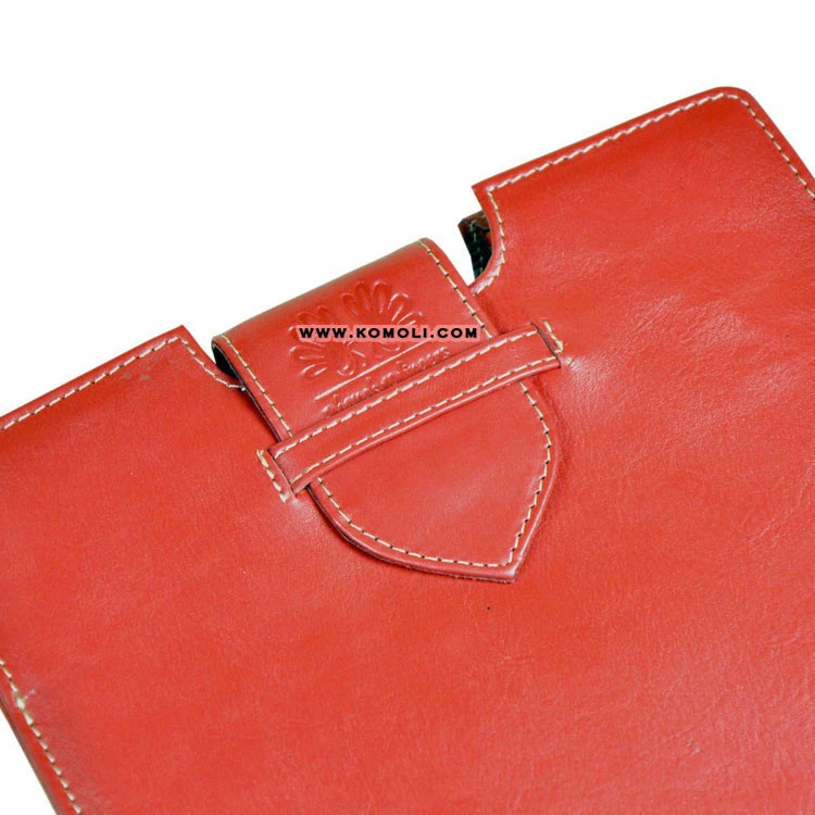 Custom genuine leather tablet covers smart cover checkbook cover