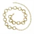 Import custom gold metal   body waist  chain belts from China