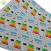Custom high grade electronic led label,energy loss rating label roll for air conditioner and refrigerator