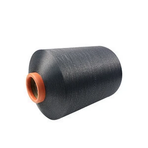 Custom high quality Dyed High Tenacity Polyester Spandex Covered Yarn