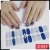 Import Custom Logo Black White Pink Blue Nail Polish Strips Nail Stickers 3D Stereo Nail Decals from China