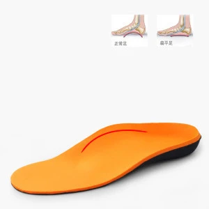 Custom Logo Printing EVA Layer Tpu Arch Support Insoles For Orthotic